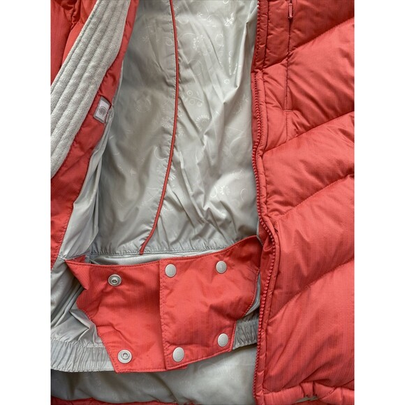 THE NORTH FACE COAT AMORE GOOSE DOWN 600 JACKET Women’s Small S/P (Red Orange) - Picture 11 of 12